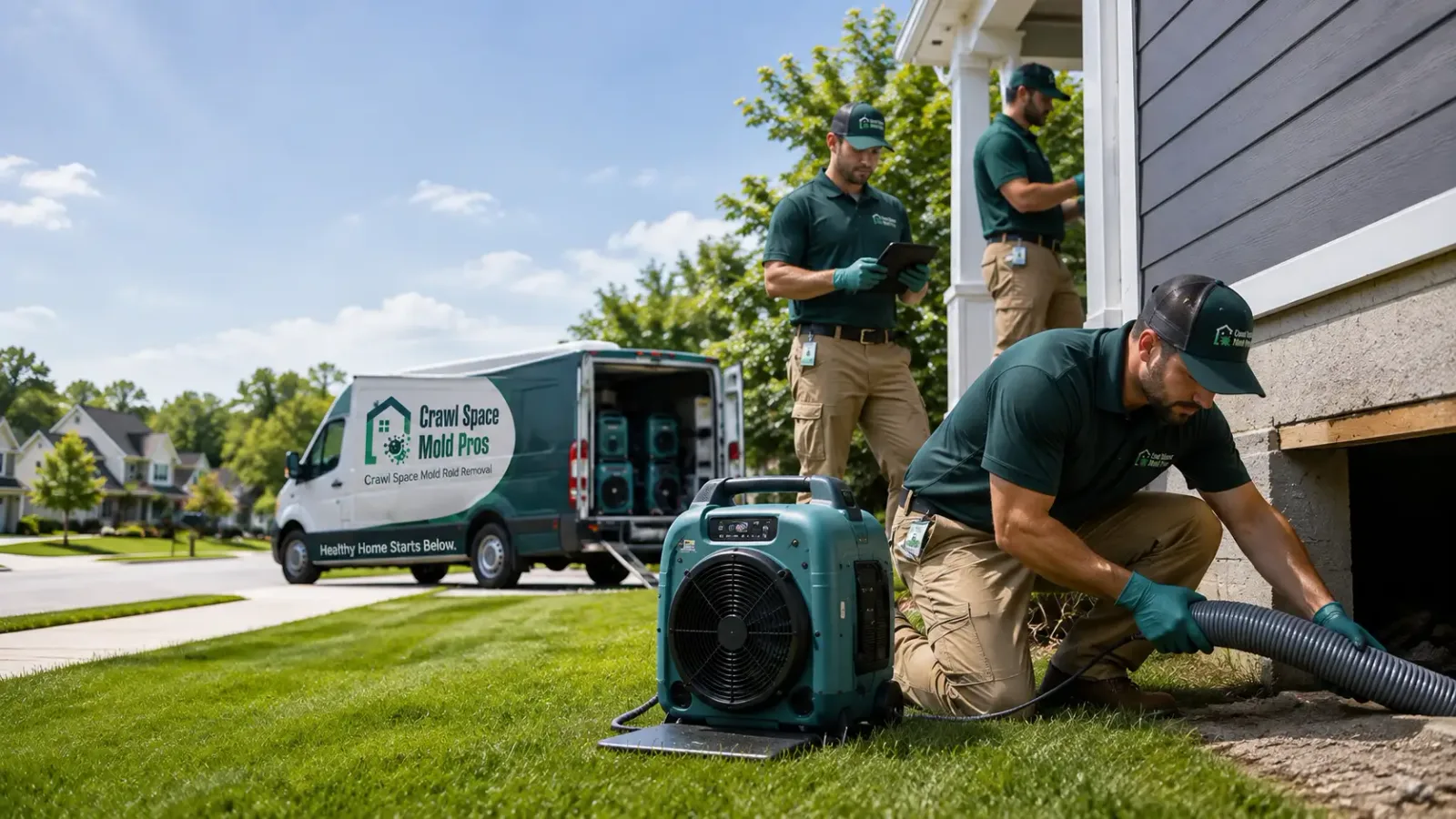 Crawl Space Mold Removal in Indianola, NE